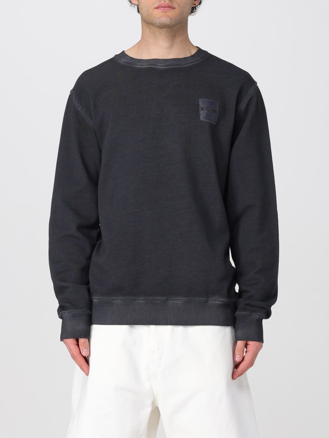 MOSCHINO COUTURE SWEATSHIRT: Sweater men Moschino Couture, Grey - Img 1