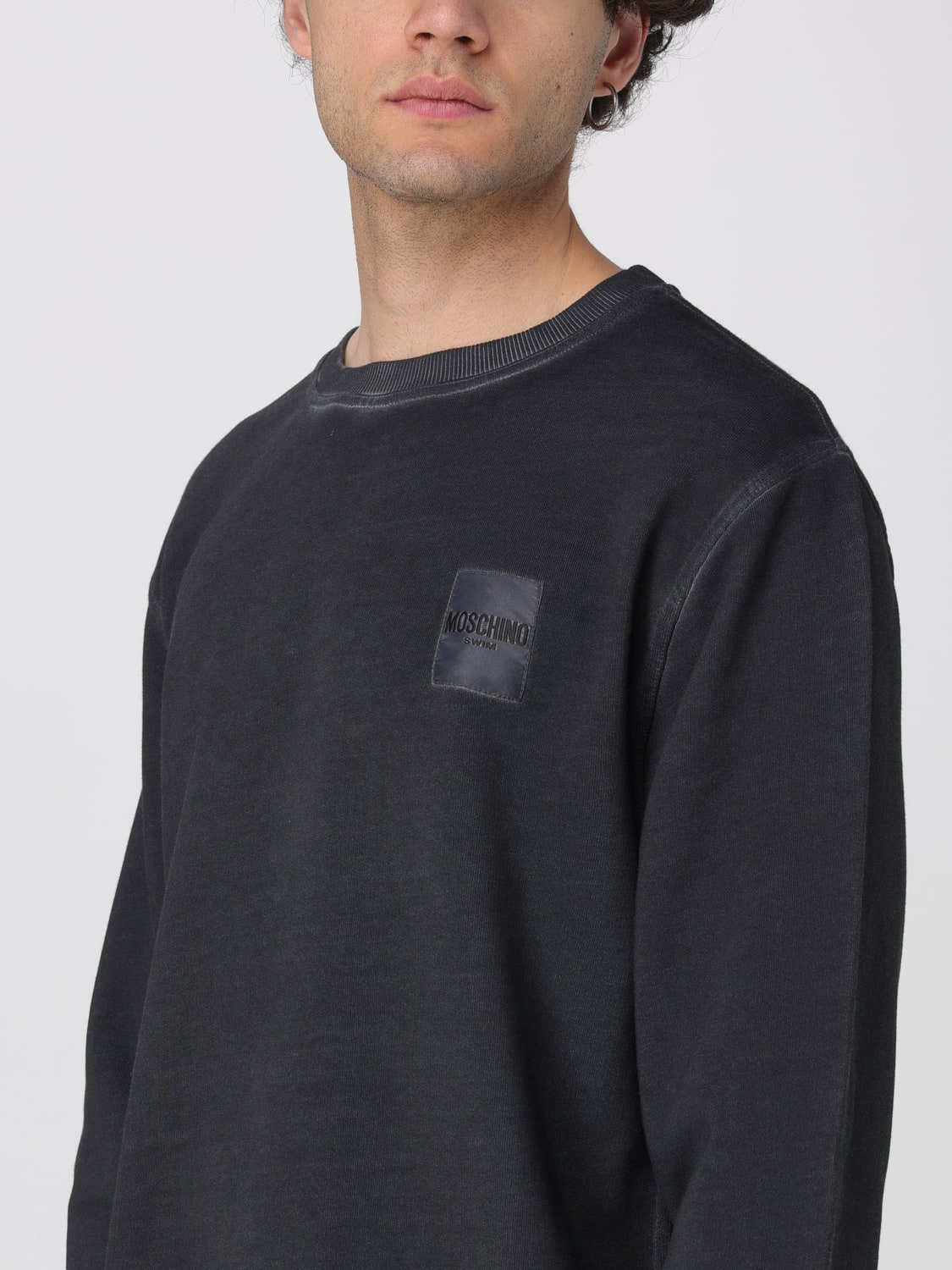 MOSCHINO COUTURE SWEATSHIRT: Sweater men Moschino Couture, Grey - Img 3