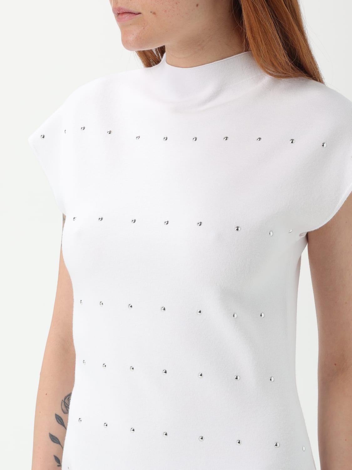 LIU JO VESTIDO: Vestido mujer Liu Jo, Blanco - Img 3