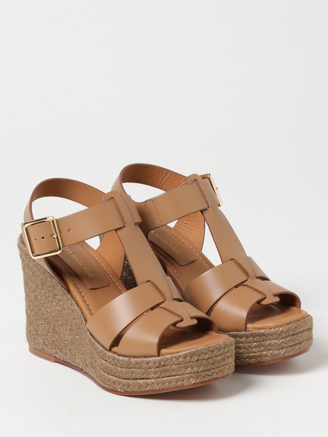 PALOMA BARCELÒ ヒールサンダル: シューズ レディース Paloma BarcelÒ, ベージュ - Img 2