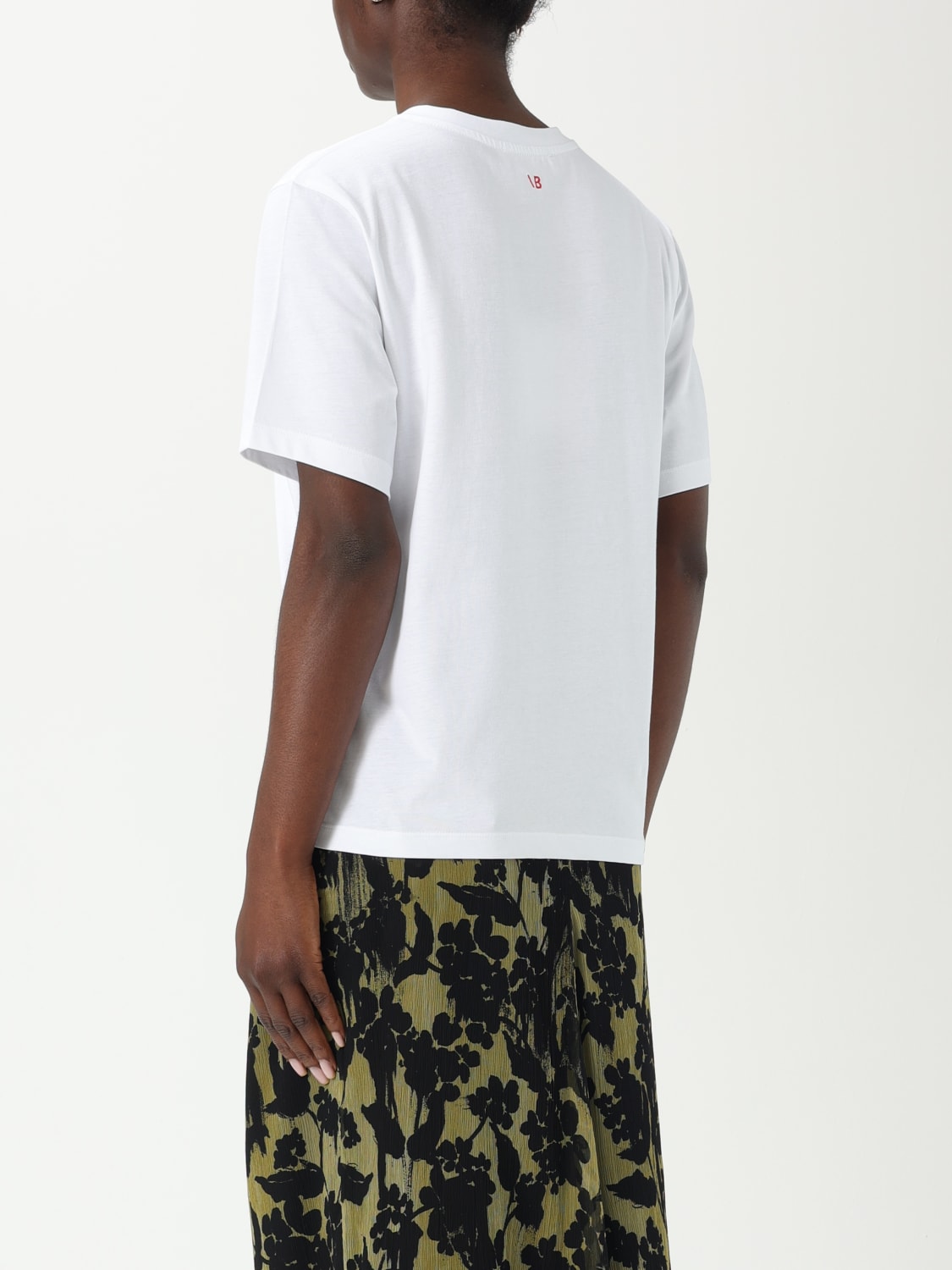 VICTORIA VICTORIA BECKHAM T-SHIRT: T-shirt in cotone con slogan Victoria Victoria Beckham, Bianco - Img 3