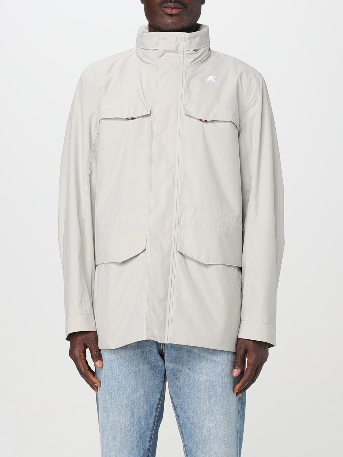 K-WAY JACKET: Jacket men K-way, Beige - Img 1