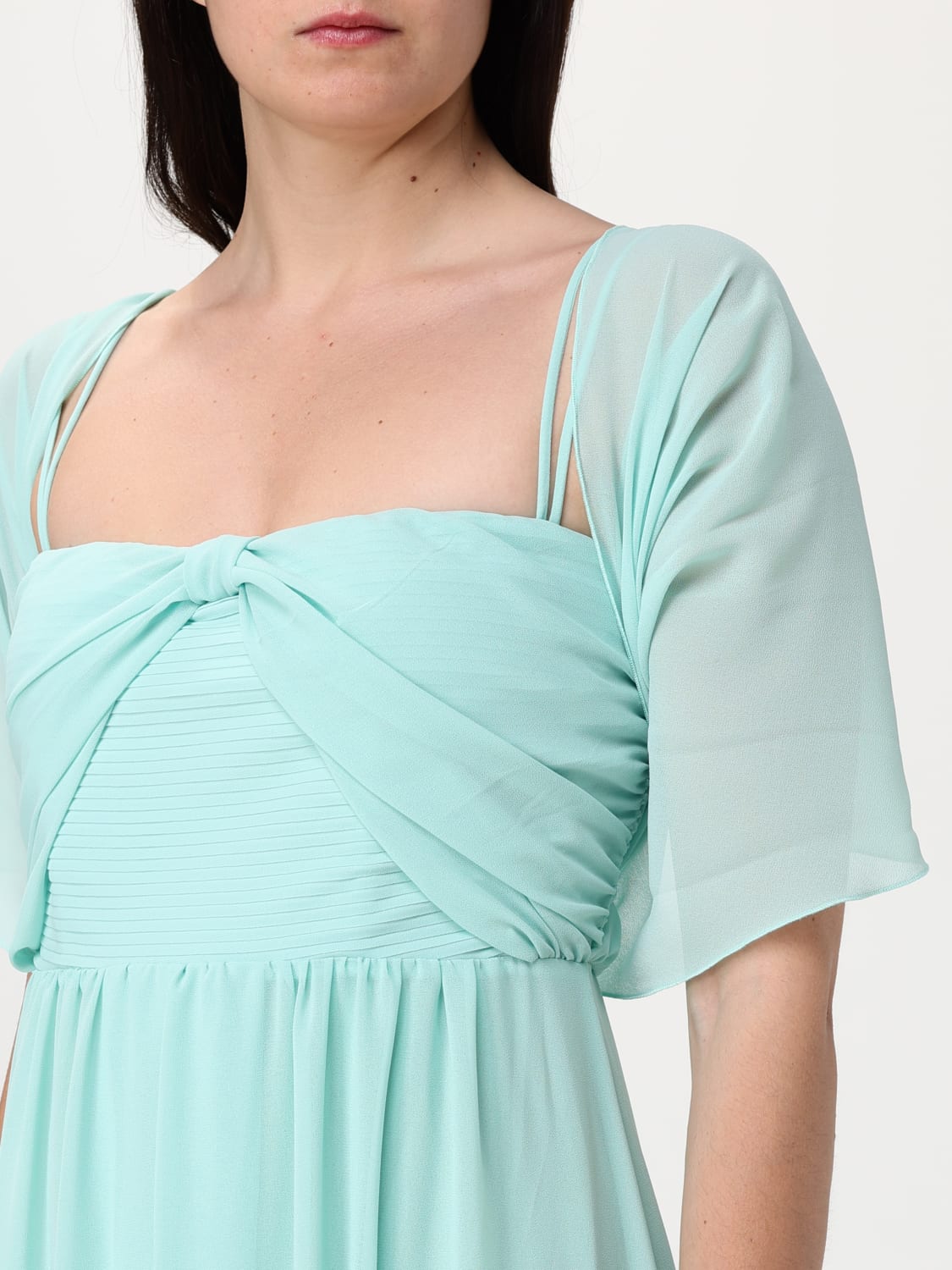 ワンピース LIU JO Woman Dress Green CA5268TS869 X0687 LIU JO: Dress woman - Green | Liu Jo dress CA5268TS869