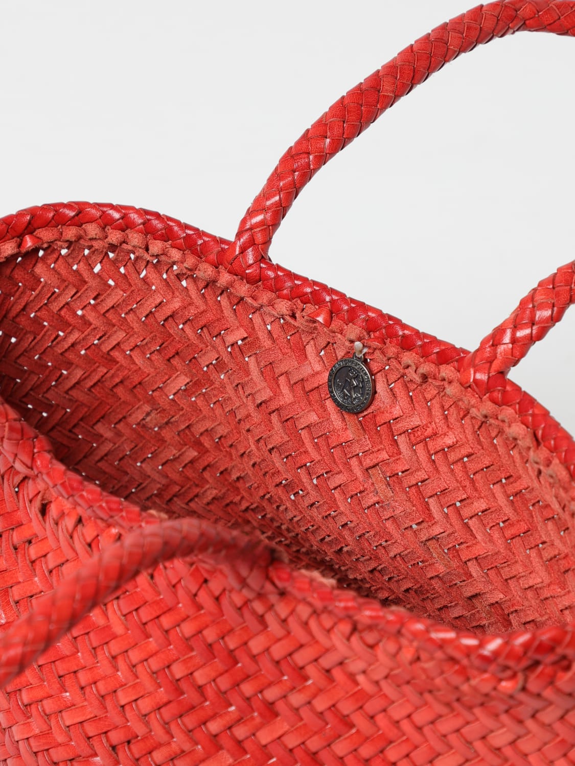 DRAGON DIFFUSION BORSA A SPALLA: Borsa a spalla Grace Dragon Diffusion, Rosso - Img 3