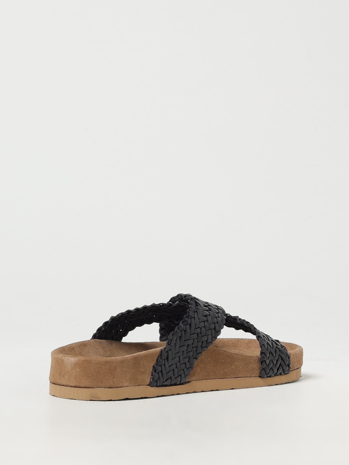 サンダル・ミュール DRAGON DIFFUSION Women Sandals 5109 BLACK Black DRAGON DIFFUSION: Flat sandals woman - Black | Dragon