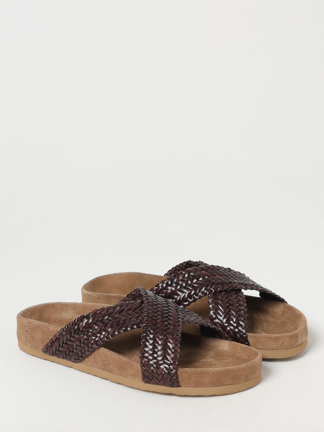 DRAGON DIFFUSION SANDALEN MIT ABSATZ: Flache sandalen damen Dragon Diffusion, Braun - Img 2