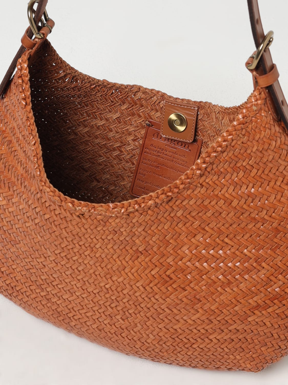 DRAGON DIFFUSION SCHULTERTASCHE: Umhängetasche damen Dragon Diffusion, Braun - Img 3