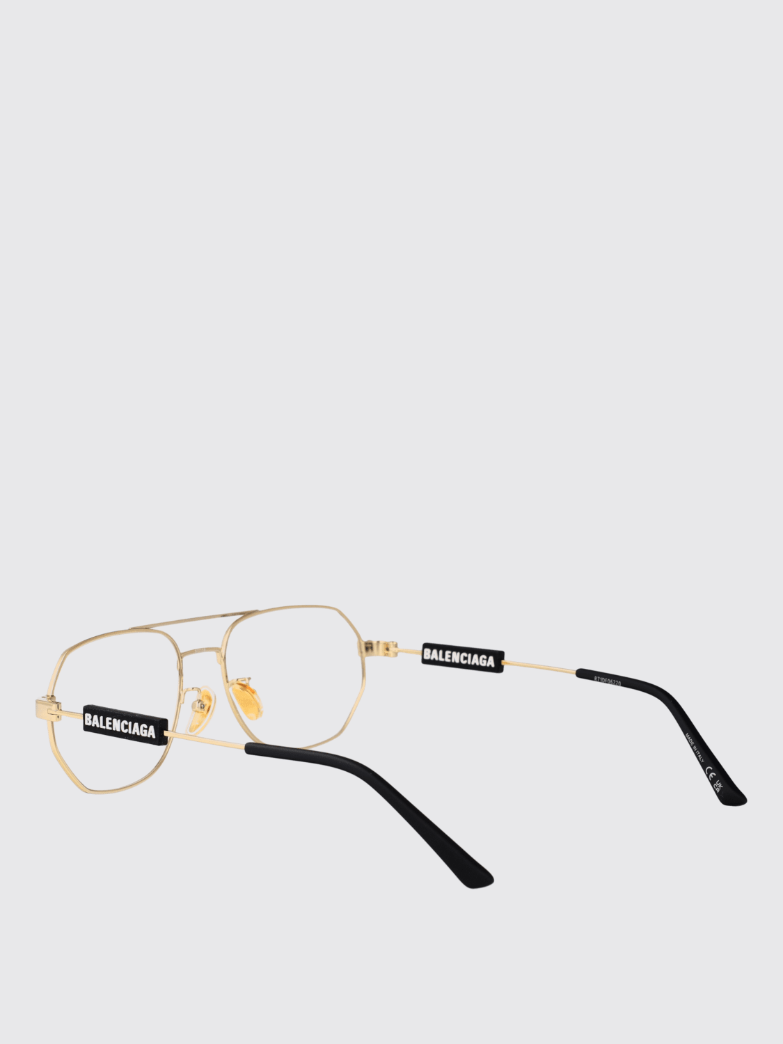 BALENCIAGA OPTICAL FRAMES: Optical frames men Balenciaga, Gold - Img 3