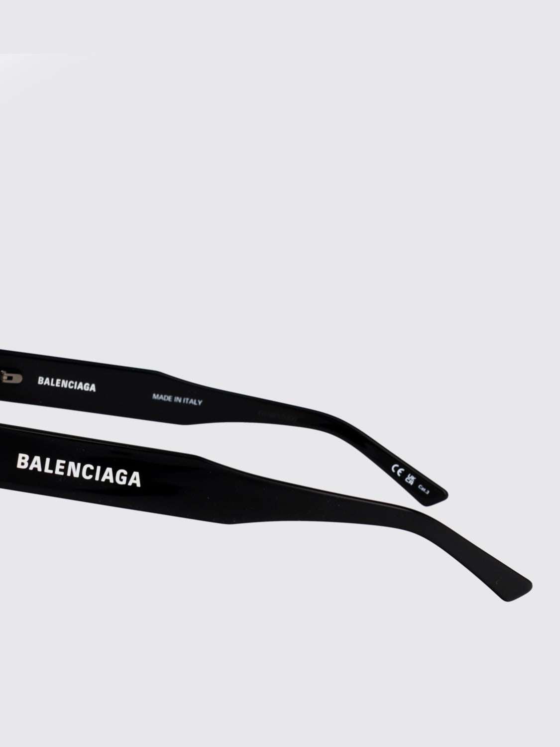 BALENCIAGA SUNGLASSES: Sunglasses men Balenciaga, Black - Img 4