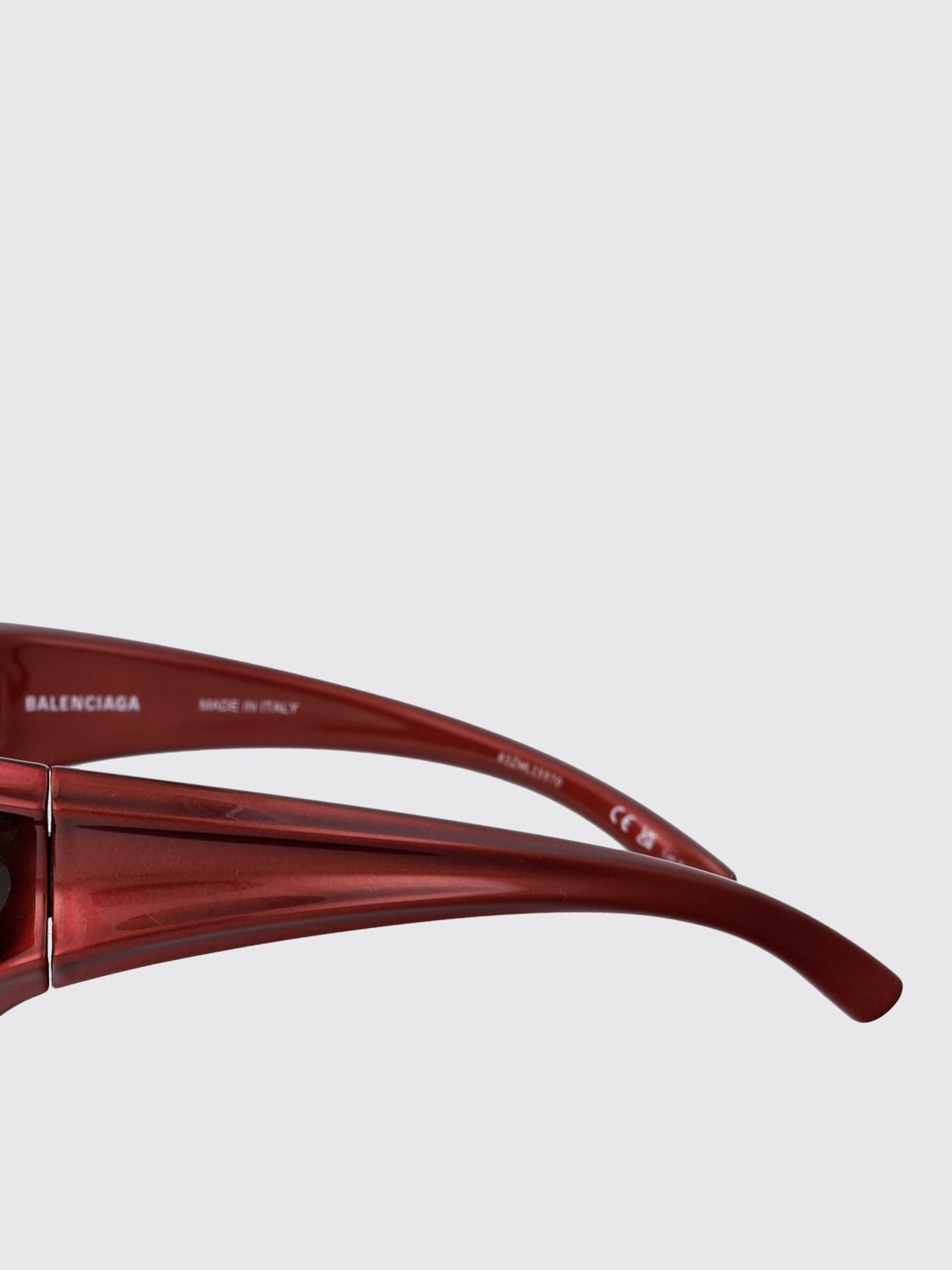 BALENCIAGA SUNGLASSES: Sunglasses men Balenciaga, Burgundy - Img 4
