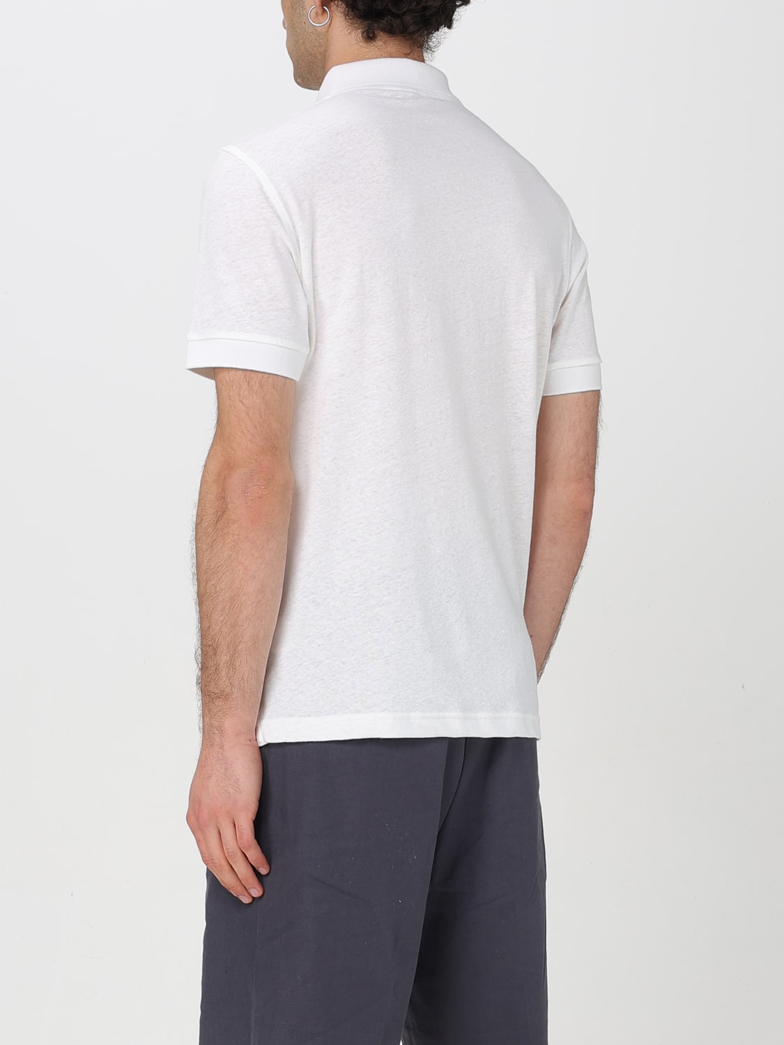 SUN68 POLO: Polo in cotone con logo SUN68, Crema - Img 2