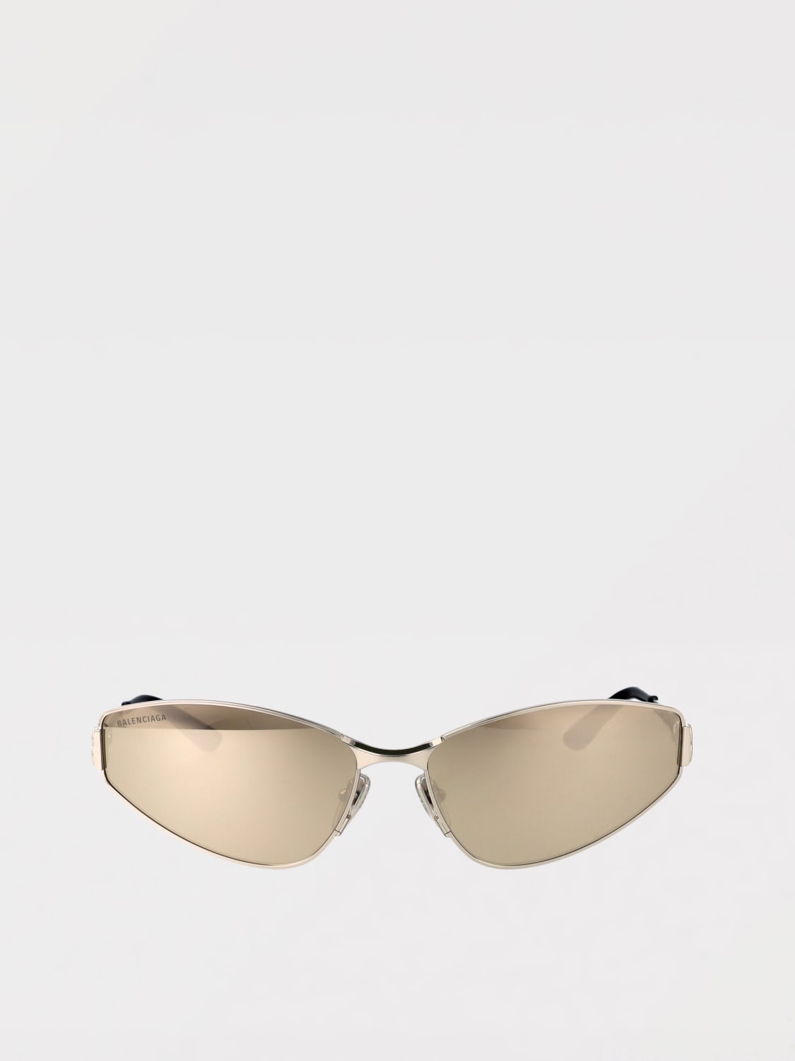 BALENCIAGA OCCHIALI DA SOLE: Occhiali da sole BB0335S Balenciaga in metallo , Silver - Img 1