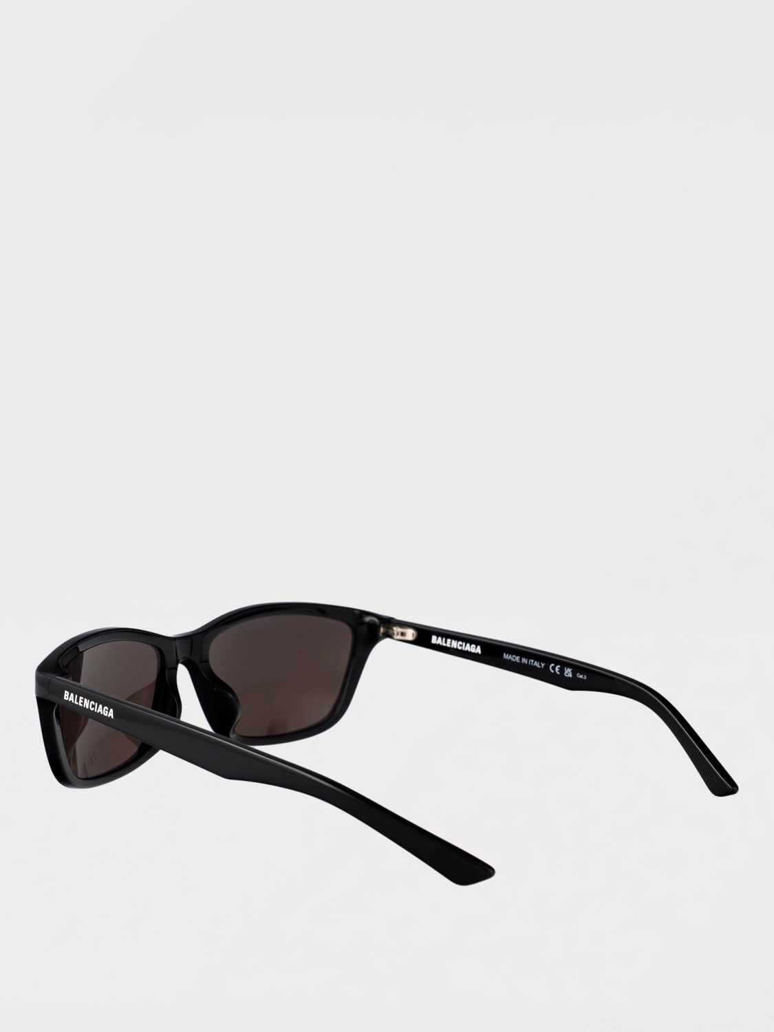 BALENCIAGA OCCHIALI DA SOLE: Occhiali da sole in acetato Balenciaga, Nero - Img 3