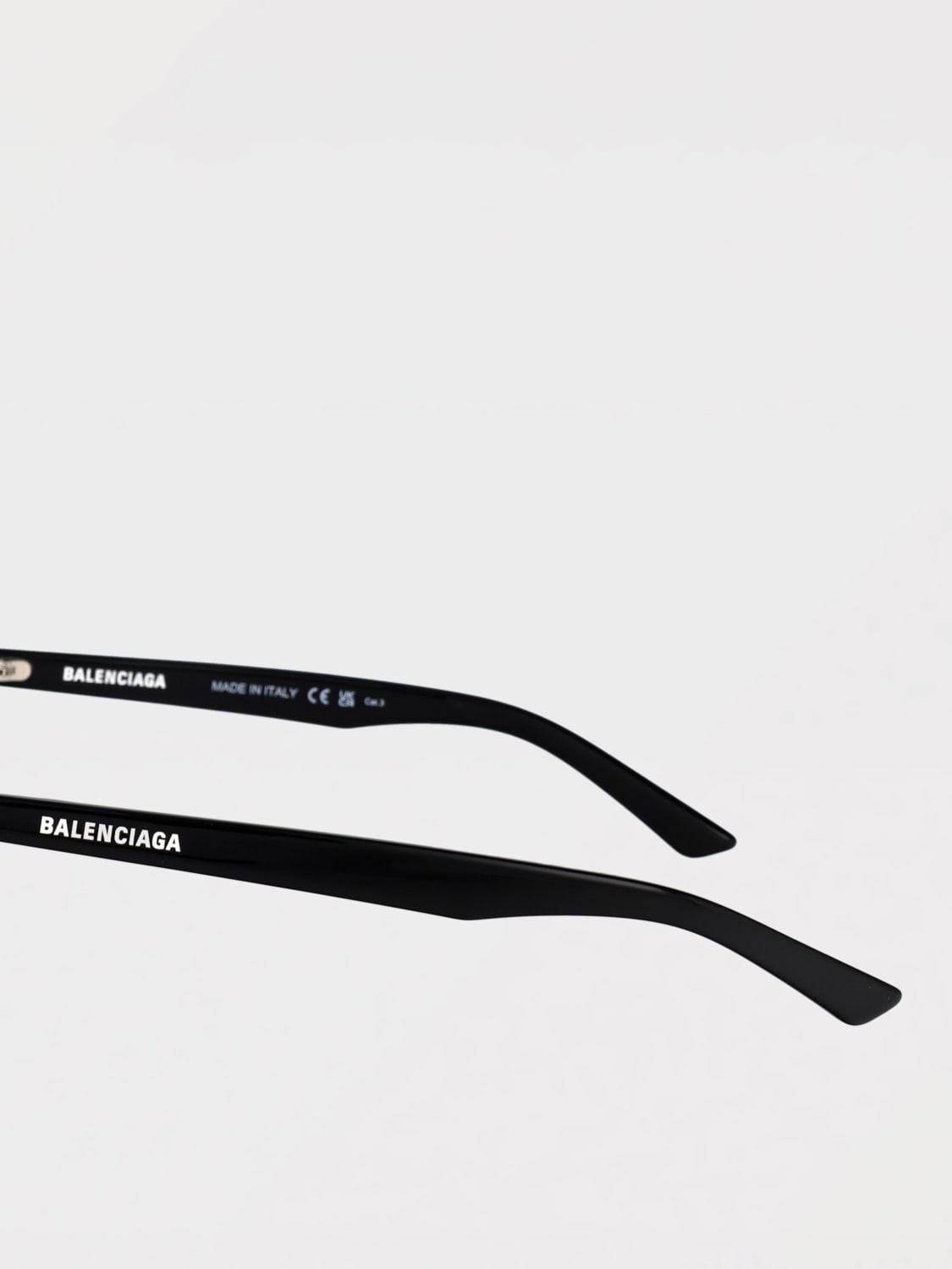 BALENCIAGA OCCHIALI DA SOLE: Occhiali da sole in acetato Balenciaga, Nero - Img 4