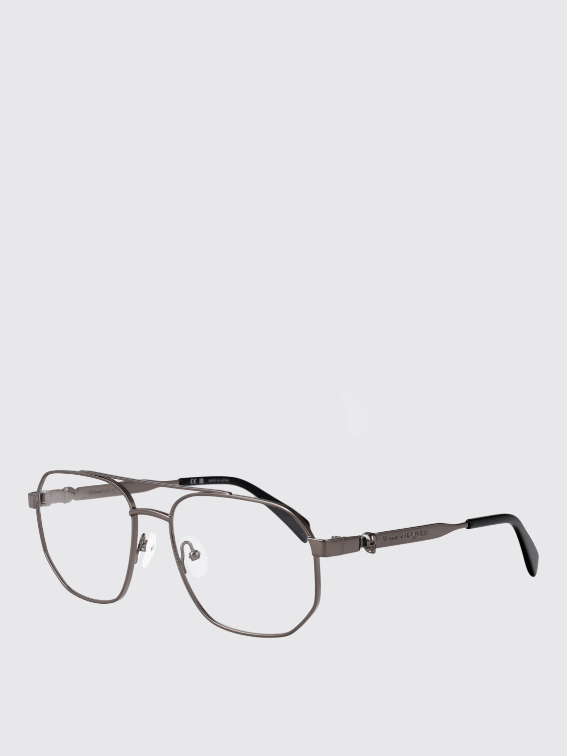 MCQUEEN OPTICAL FRAMES: Optical frames men McQueen, Grey - Img 1