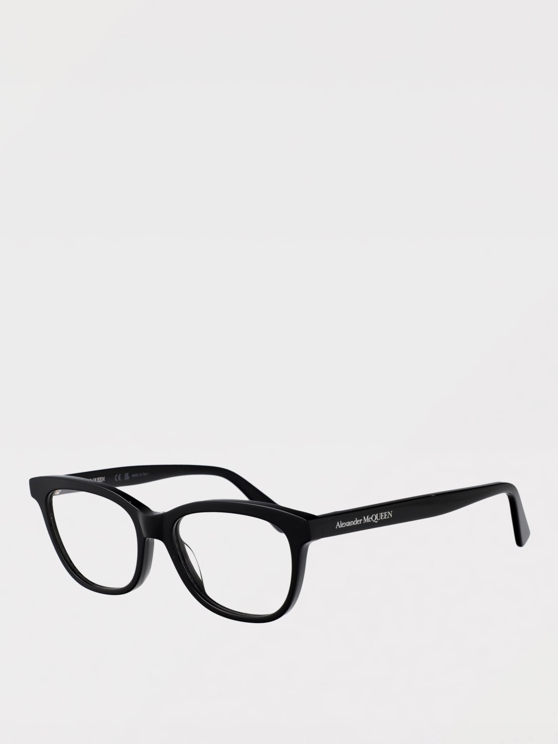MCQUEEN OPTICAL FRAMES: Optical frames woman McQueen, Black - Img 2