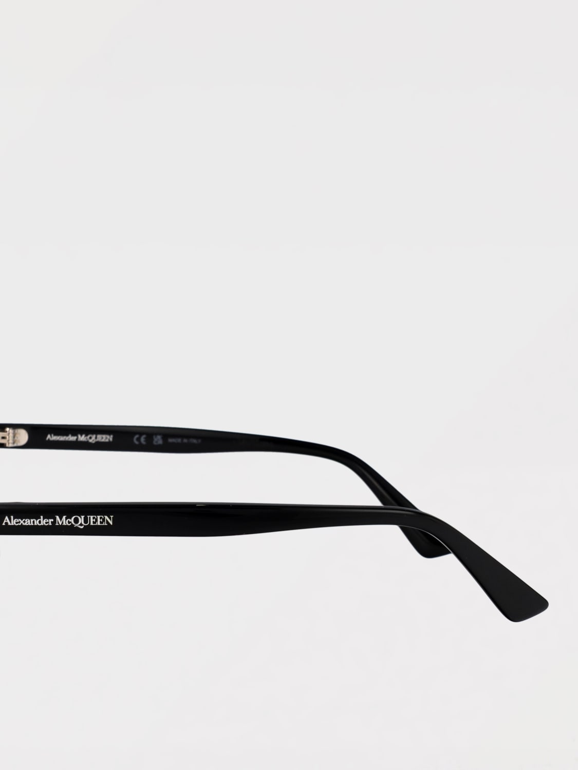 MCQUEEN OPTICAL FRAMES: Optical frames woman McQueen, Black - Img 4