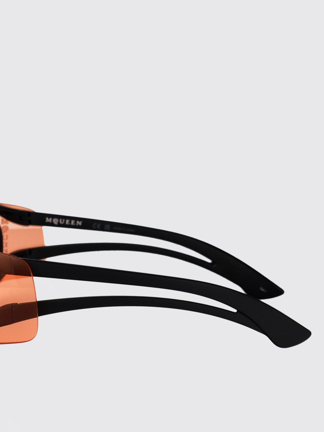 MCQUEEN SUNGLASSES: Sunglasses men McQueen, Black 2 - Img 3