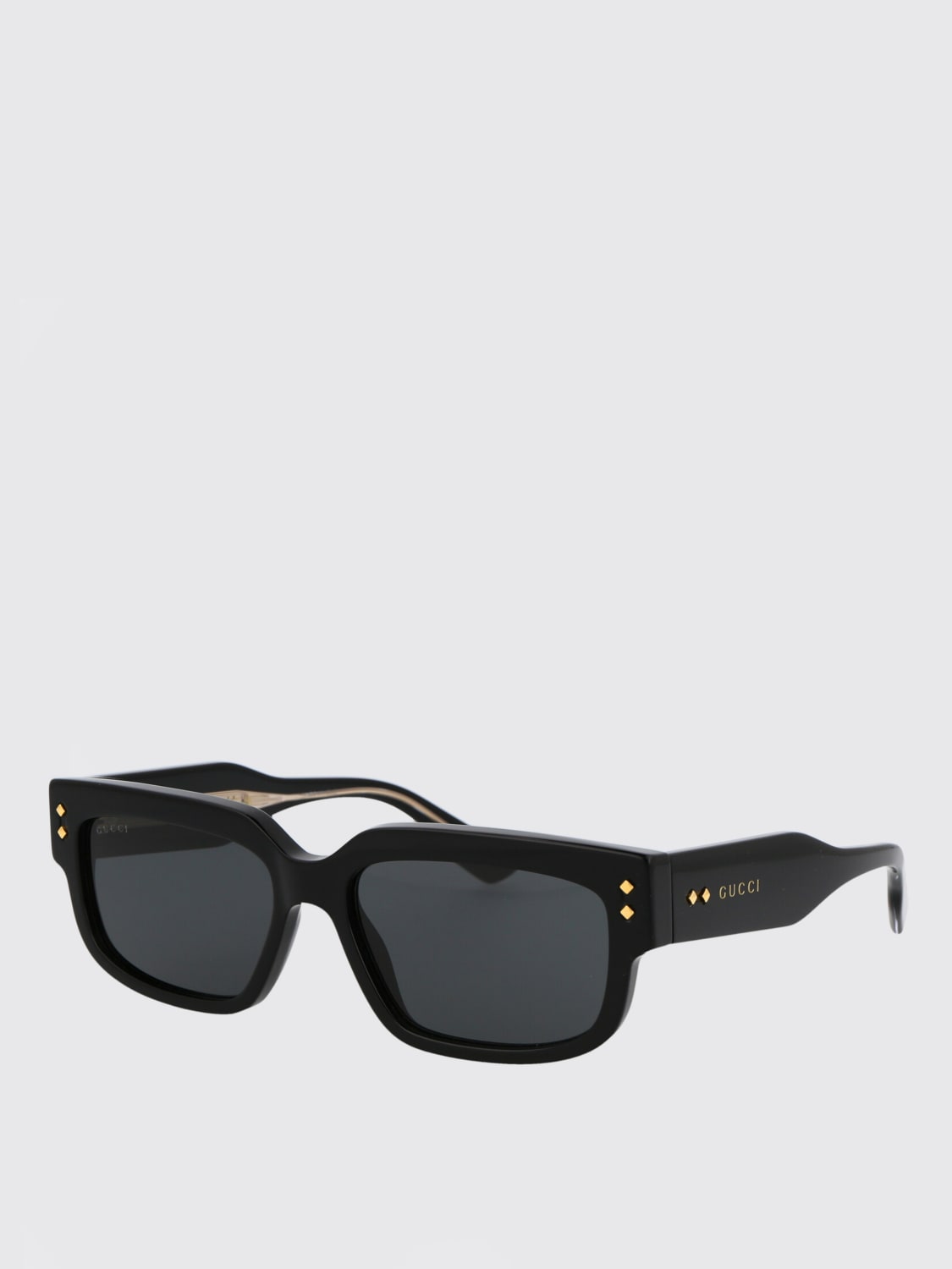 GUCCI SUNGLASSES: Sunglasses men Gucci, Black - Img 1