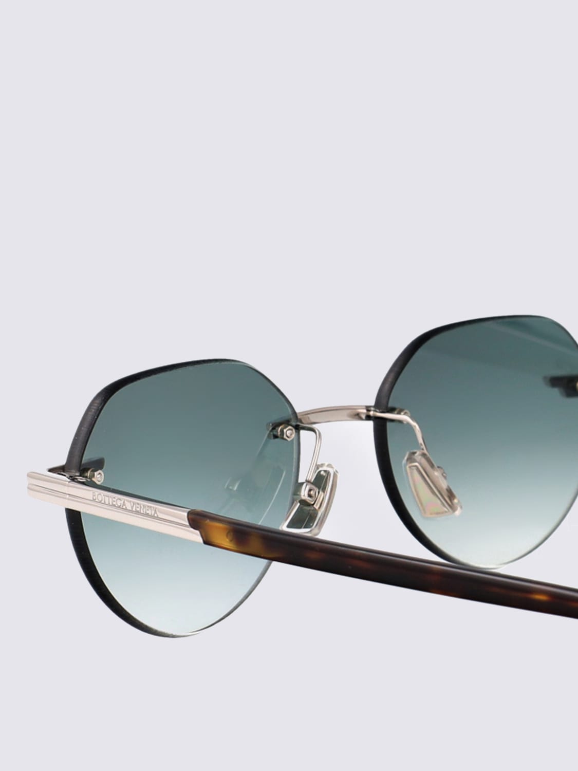 BOTTEGA VENETA SUNGLASSES: Sunglasses men Bottega Veneta, Silver - Img 4