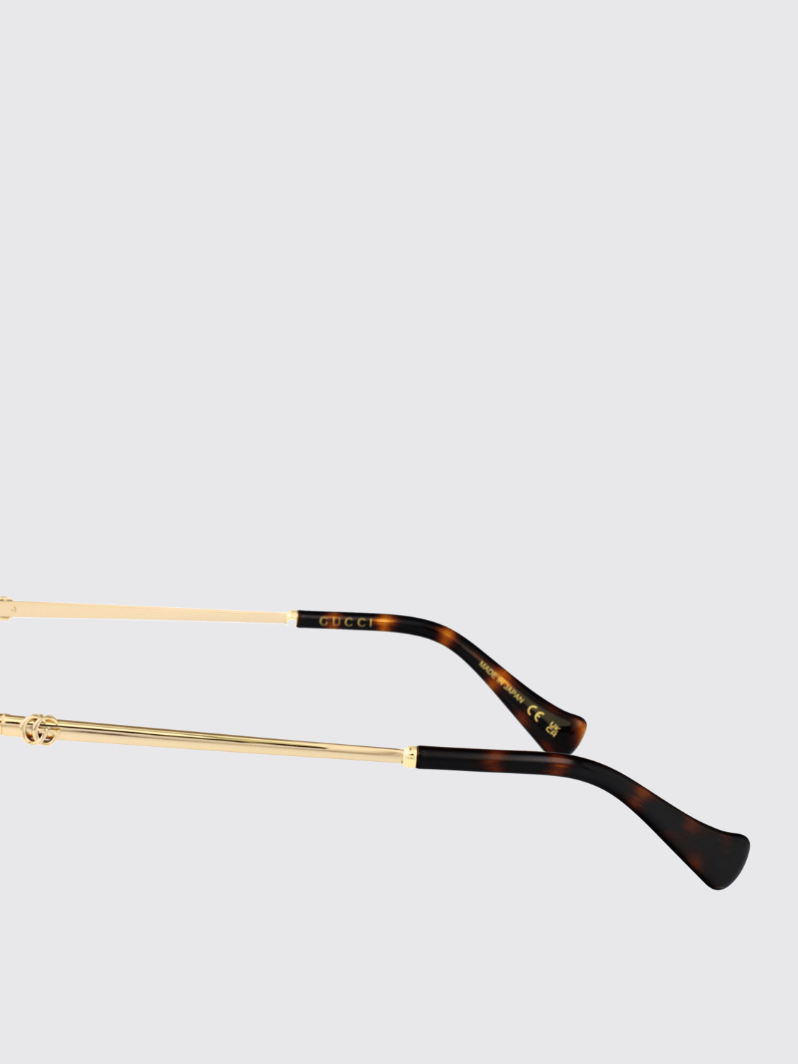 GUCCI OCCHIALI DA VISTA: Occhiali da vista in metallo Gucci, Oro - Img 4