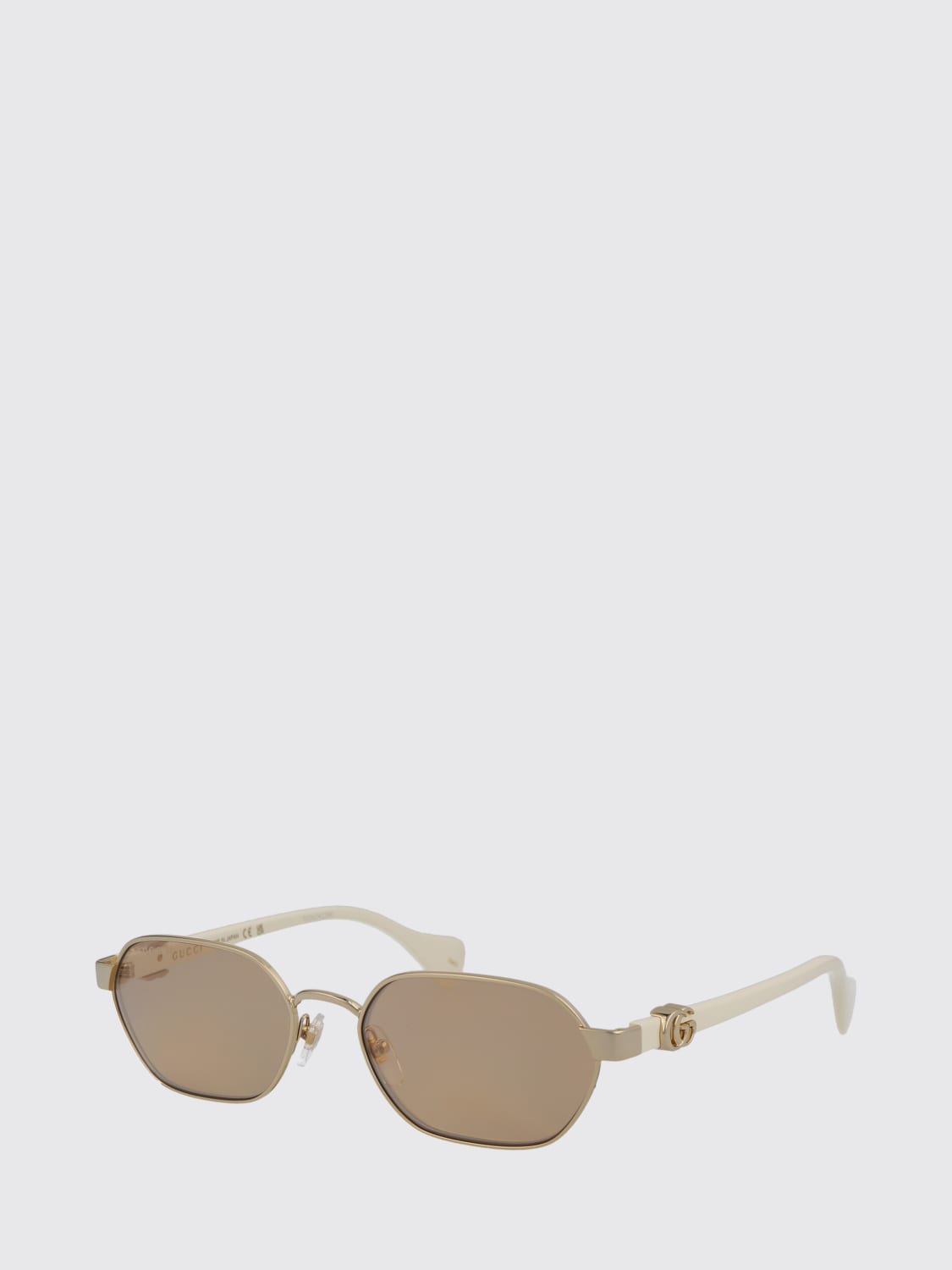GUCCI SUNGLASSES: Sunglasses woman Gucci, Gold - Img 1