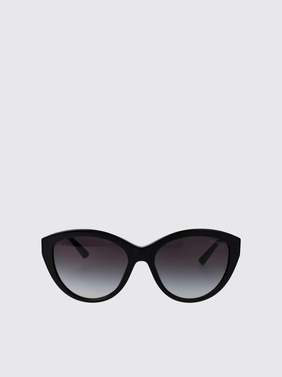 サングラス JIMMY CHOO Woman Sunglasses Black 1 0JC5005 50418G JIMMY CHOO JC5005 50418G Black Glitter Gradient Grey 55 mm