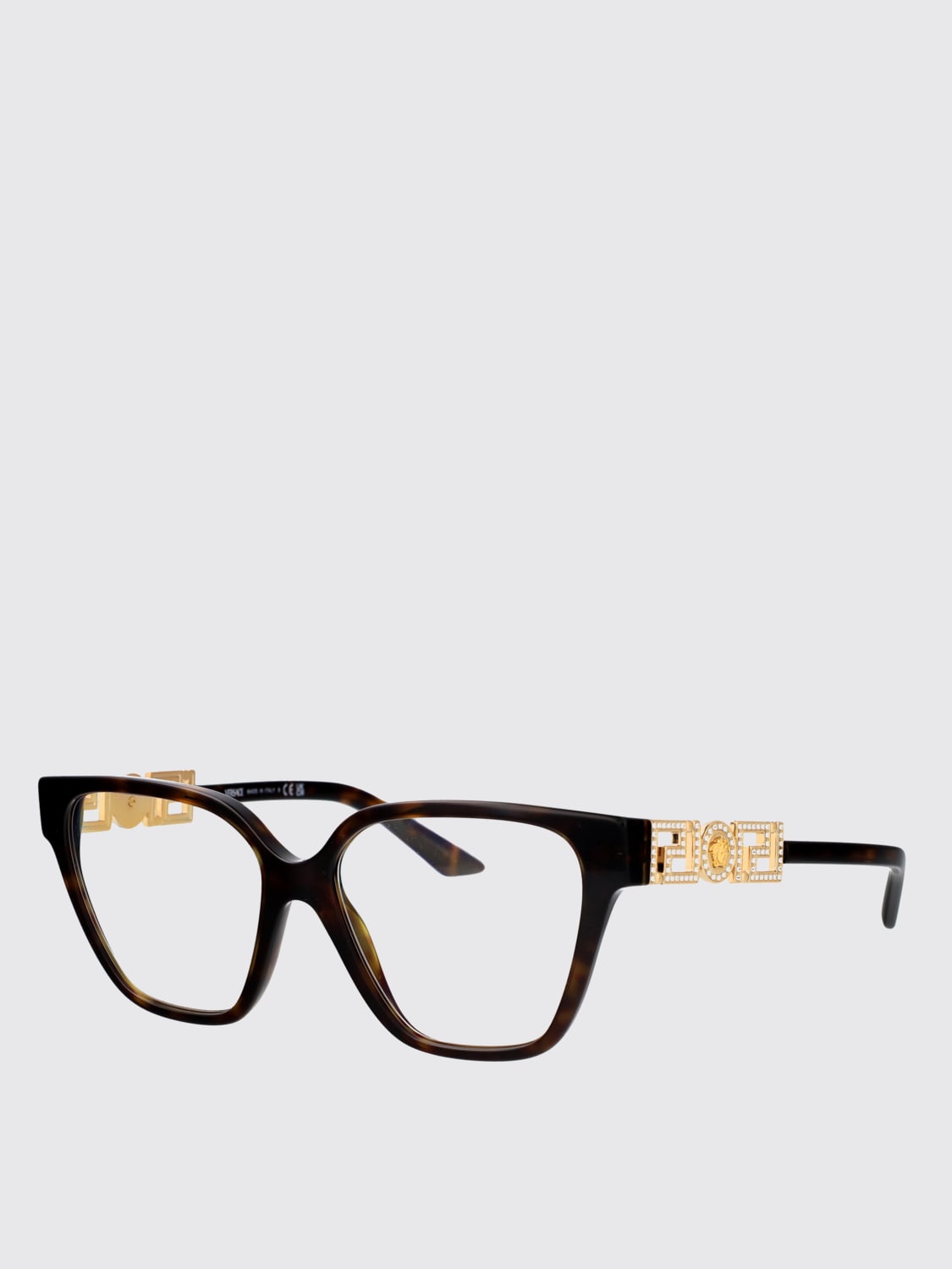 VERSACE OPTICAL FRAMES: Optical frames woman Versace, Brown - Img 2