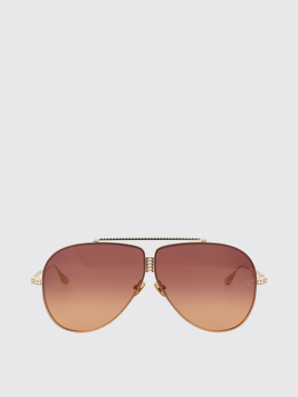 サングラス VALENTINO SS25 Woman SUNGLASSES (VLS-100A-64 A GOLD) VALENTINO SS25 Woman SUNGLASSES (VLS-100A-64 A GOLD