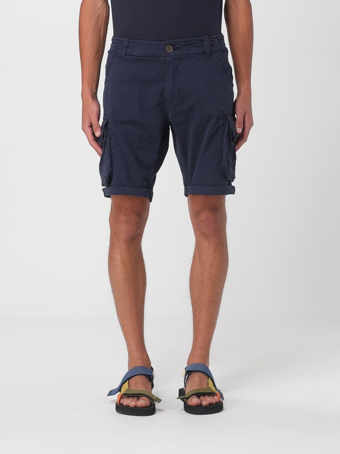 ALPHA INDUSTRIES SHORTS: Shorts herren Alpha Industries, Blau - Img 1