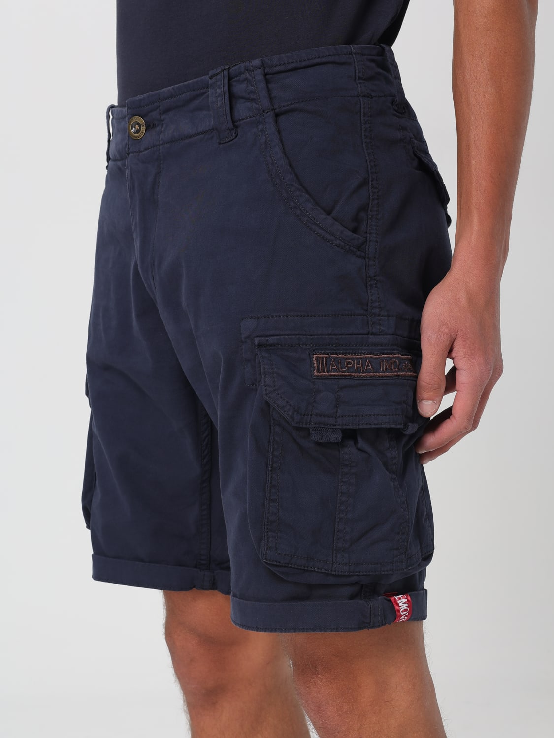 ALPHA INDUSTRIES SHORTS: Shorts herren Alpha Industries, Blau - Img 3