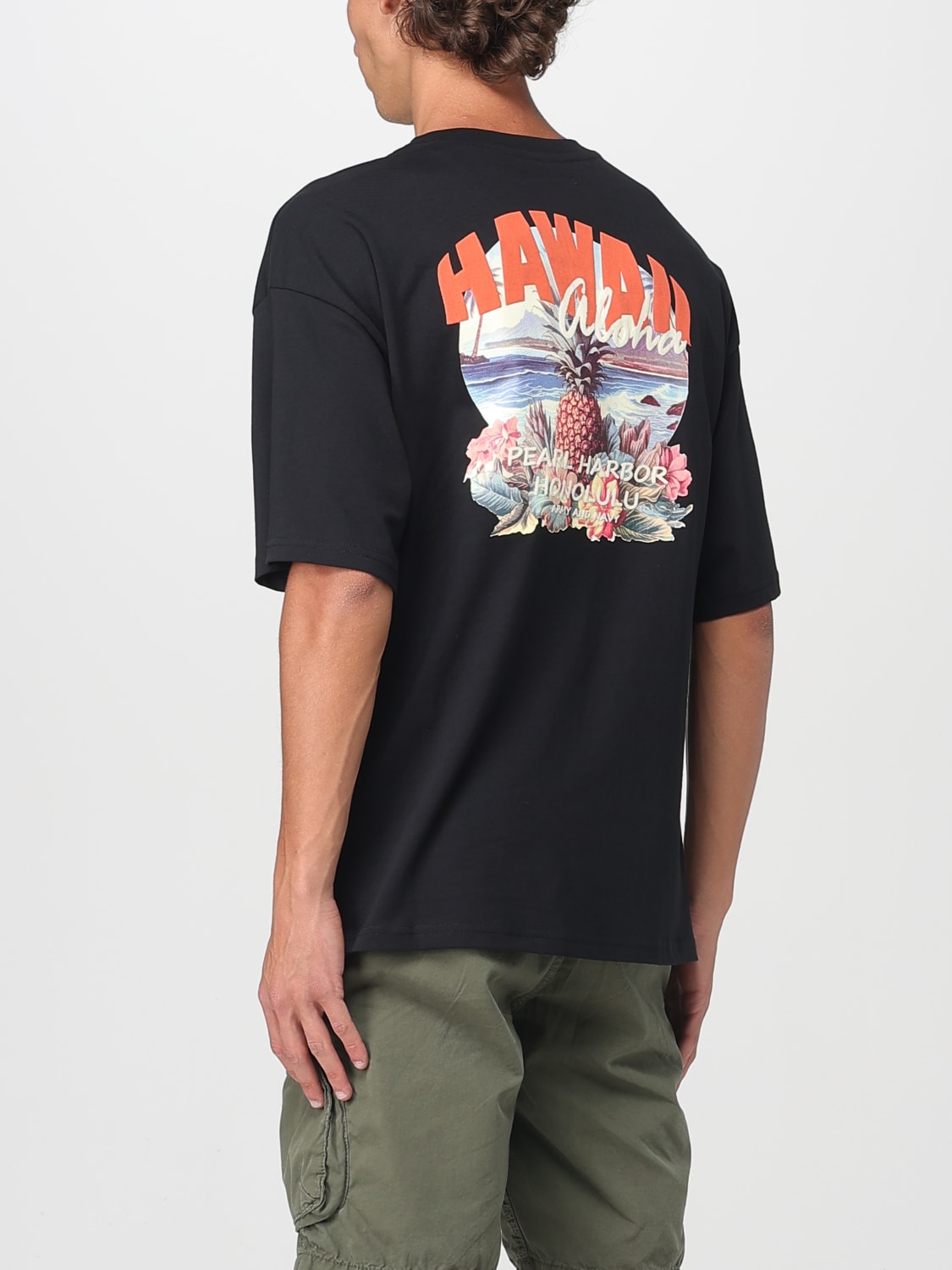 ALPHA INDUSTRIES T-SHIRT: T-shirt herren Alpha Industries, Schwarz - Img 2