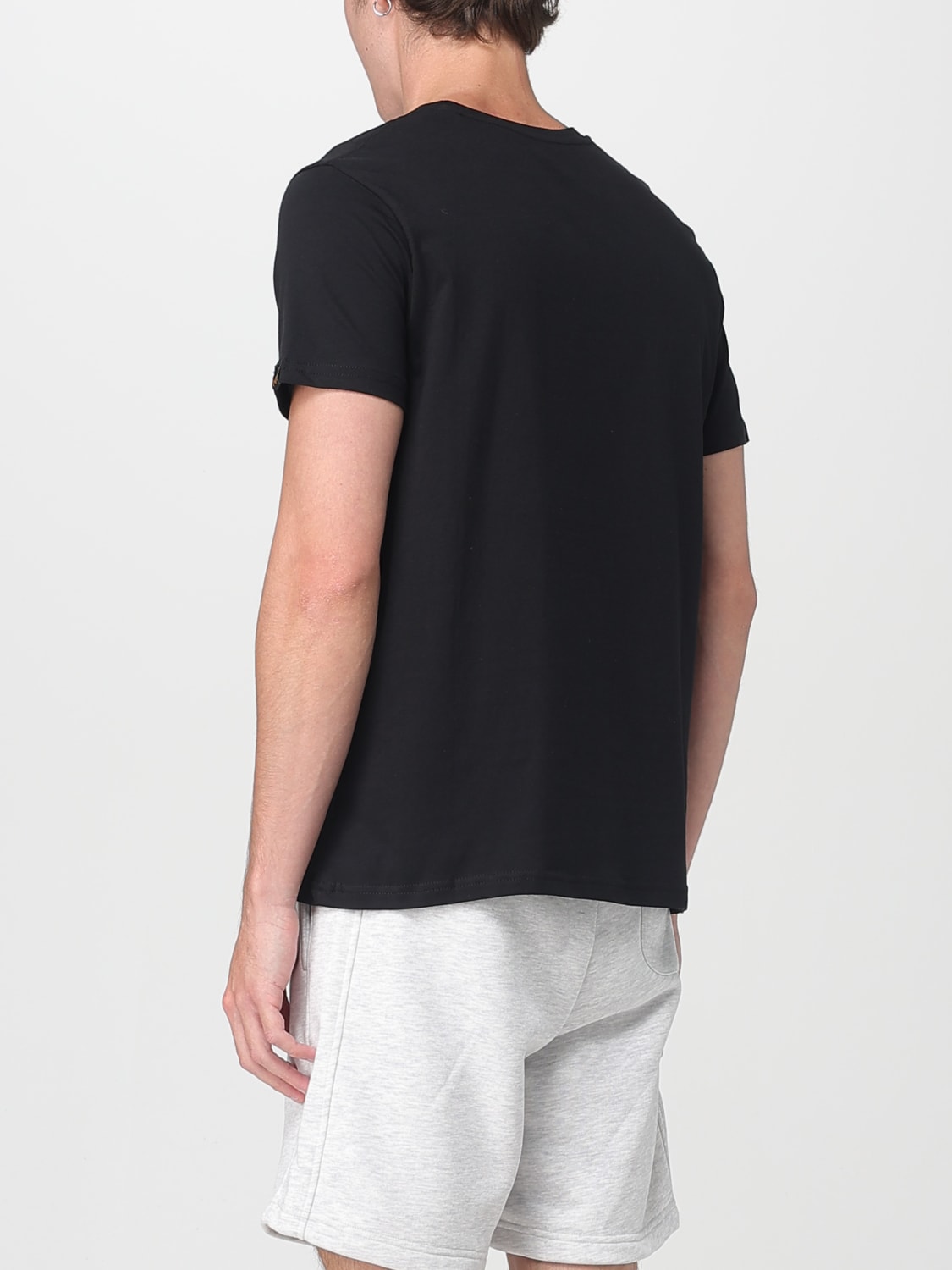 ALPHA INDUSTRIES T-SHIRT: T-shirt men Alpha Industries, Black - Img 2