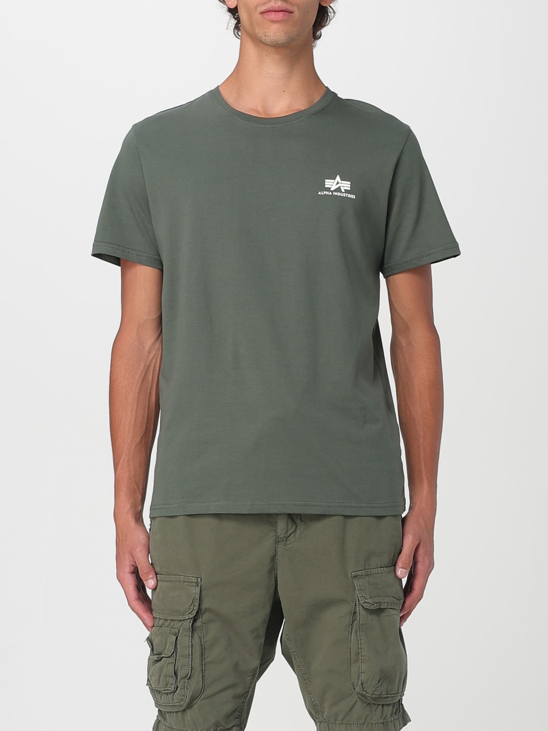 ALPHA INDUSTRIES T-SHIRT: T-shirt men Alpha Industries, Green - Img 1
