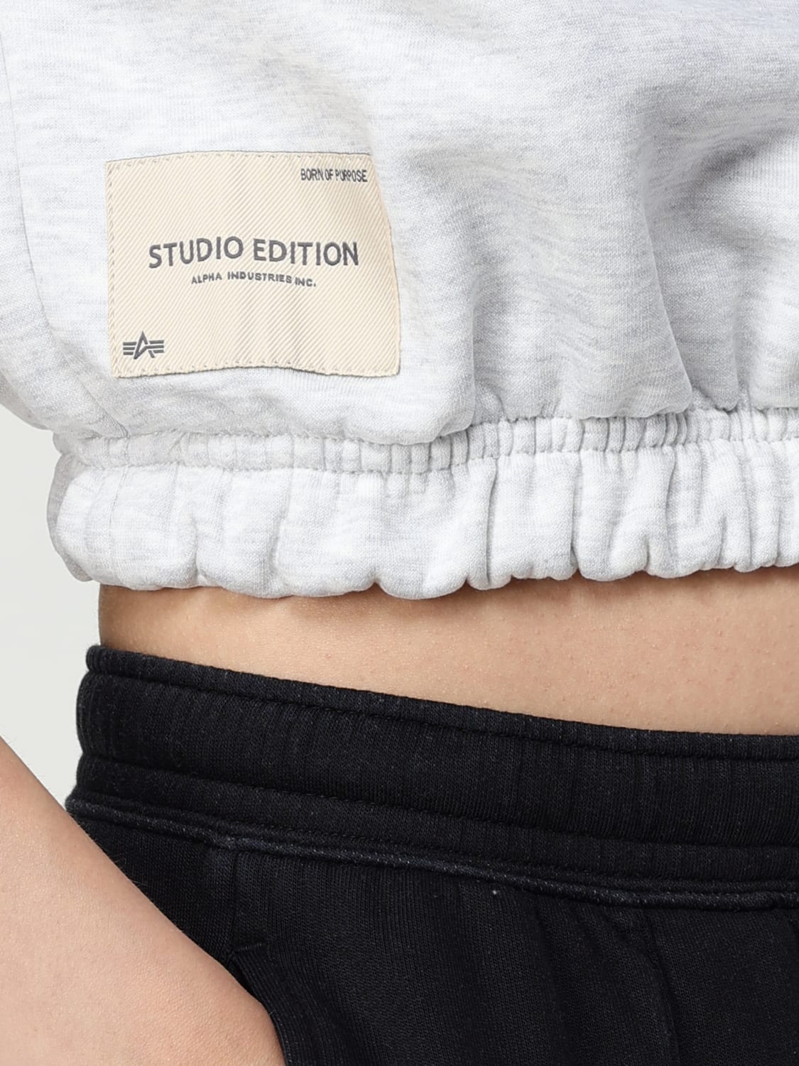 ALPHA INDUSTRIES 上衣: 卫衣 女士 Alpha Industries, 灰色 - Img 3