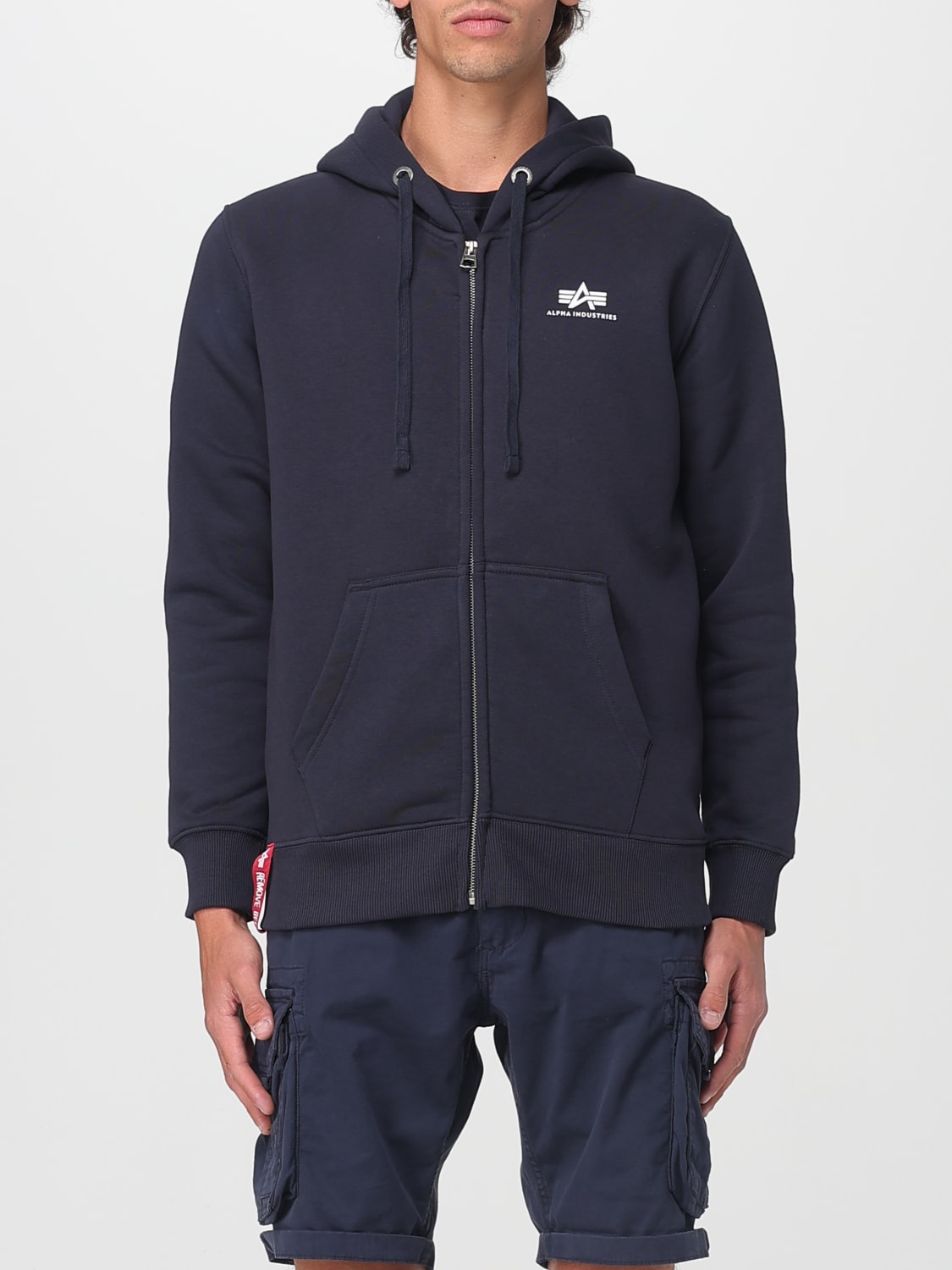 ALPHA INDUSTRIES SWEATSHIRT: Sweatshirt herren Alpha Industries, Blau - Img 1