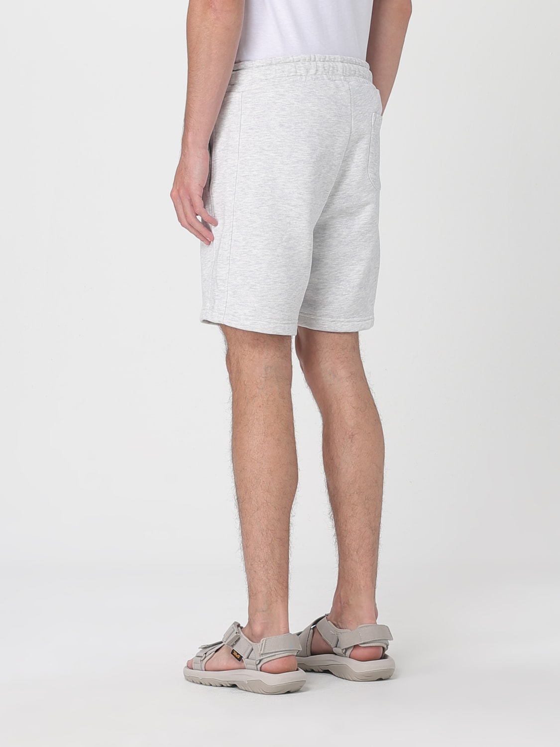 ALPHA INDUSTRIES PANTALONCINO: Pantaloncino jogging in cotone Alpha Industries, Grigio - Img 2