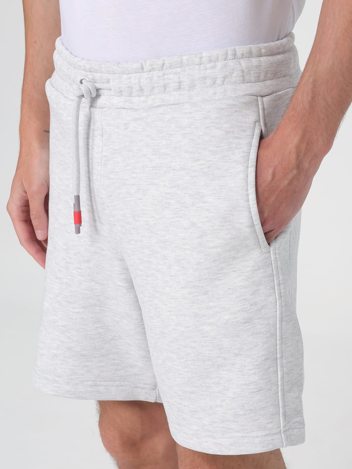 ALPHA INDUSTRIES PANTALONCINO: Pantaloncino jogging in cotone Alpha Industries, Grigio - Img 3