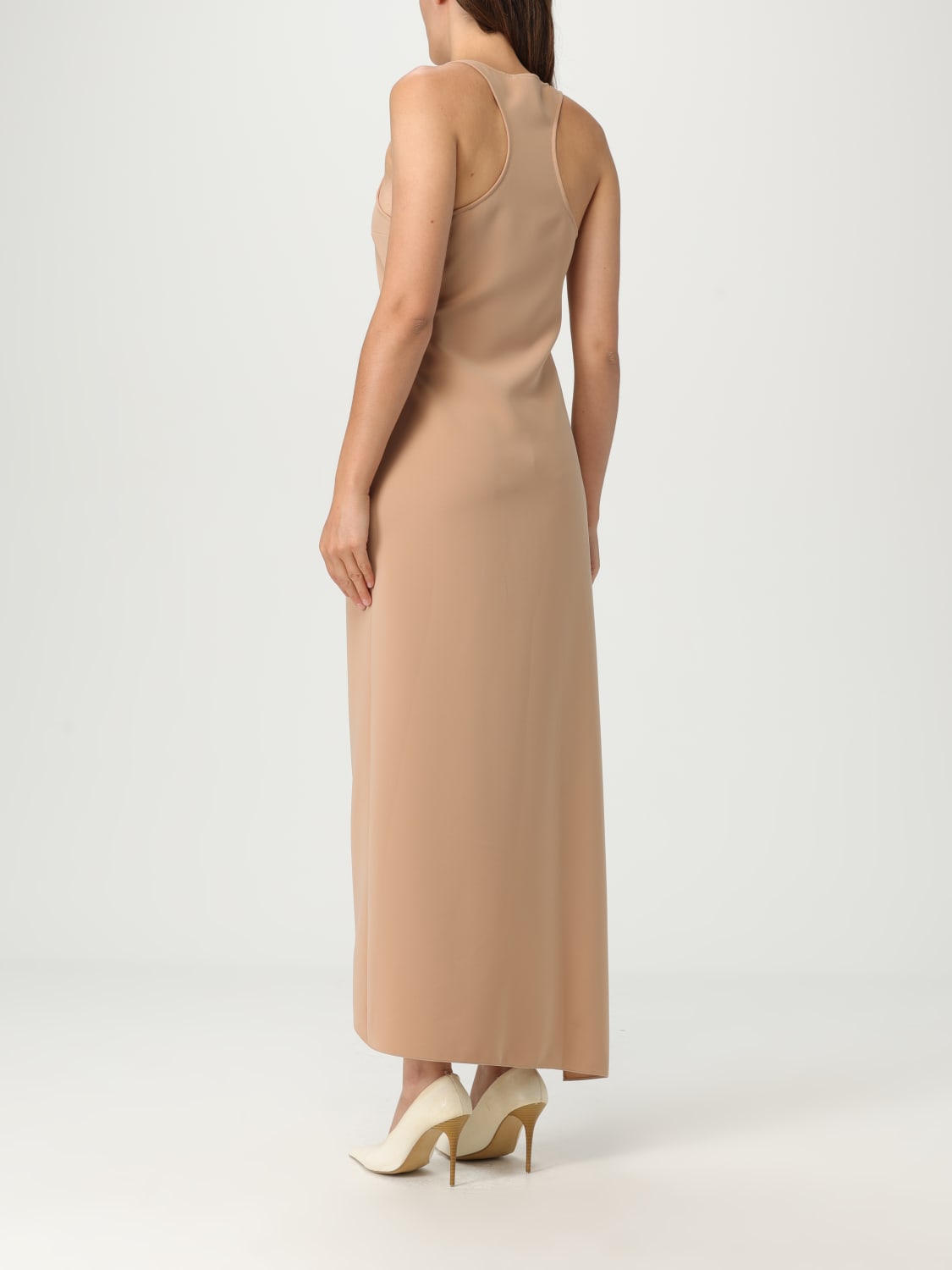 ワンピース COURReGES Woman Dress Sand 324CRO456PL0165 B107 Courrèges Outlet: Dress woman - Sand | Courrèges dress