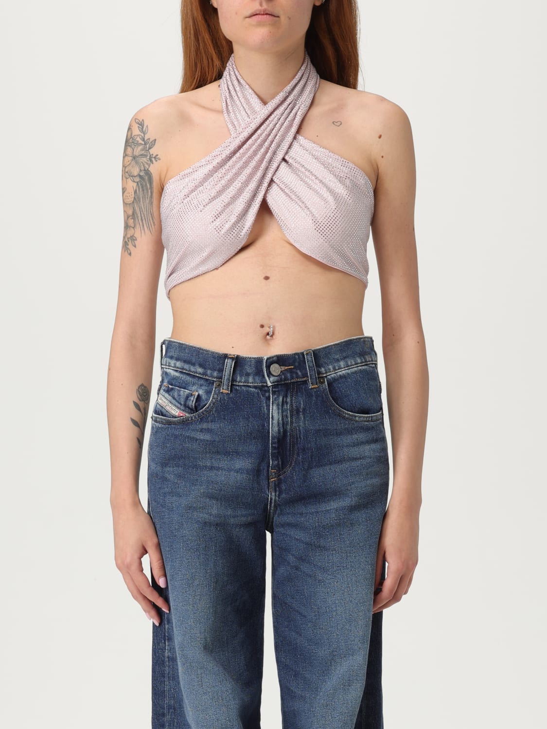 TWENTY FOURHAITCH TOP: Top woman Twenty Fourhaitch, Blush Pink - Img 1