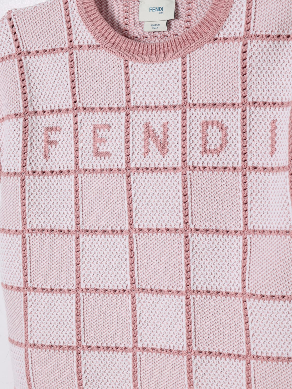 FENDI JERSEY: Jersey niños Fendi, Blanco - Img 3