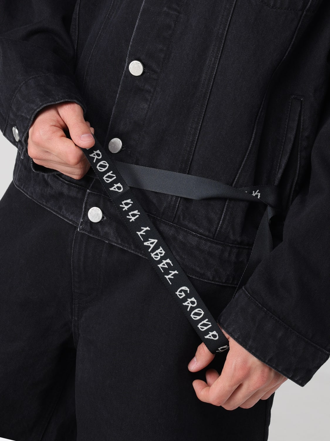 44 LABEL GROUP JACKE: Jacke herren 44 Label Group, Schwarz - Img 5