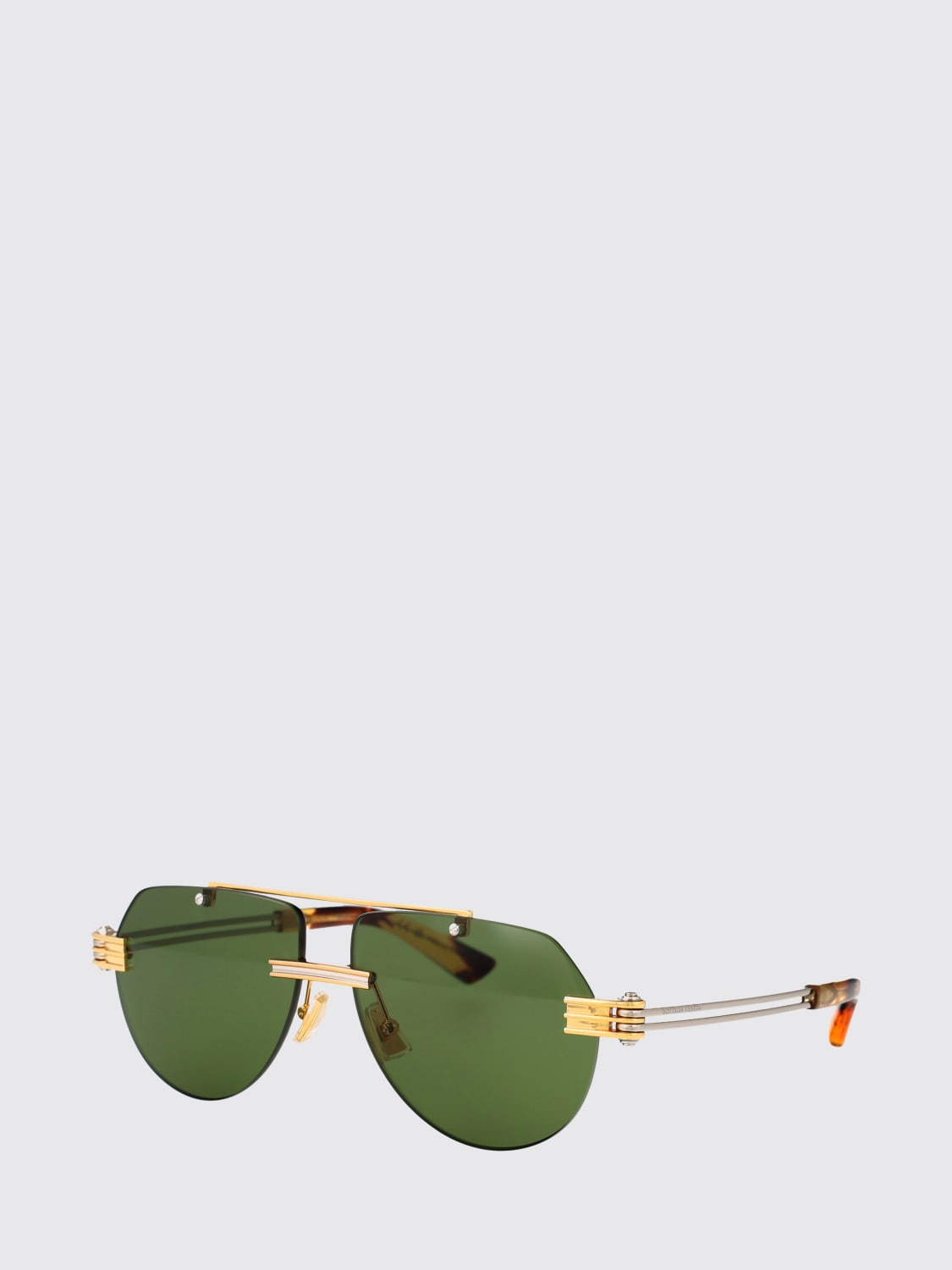 BOTTEGA VENETA SUNGLASSES: Sunglasses men Bottega Veneta, Gold - Img 1