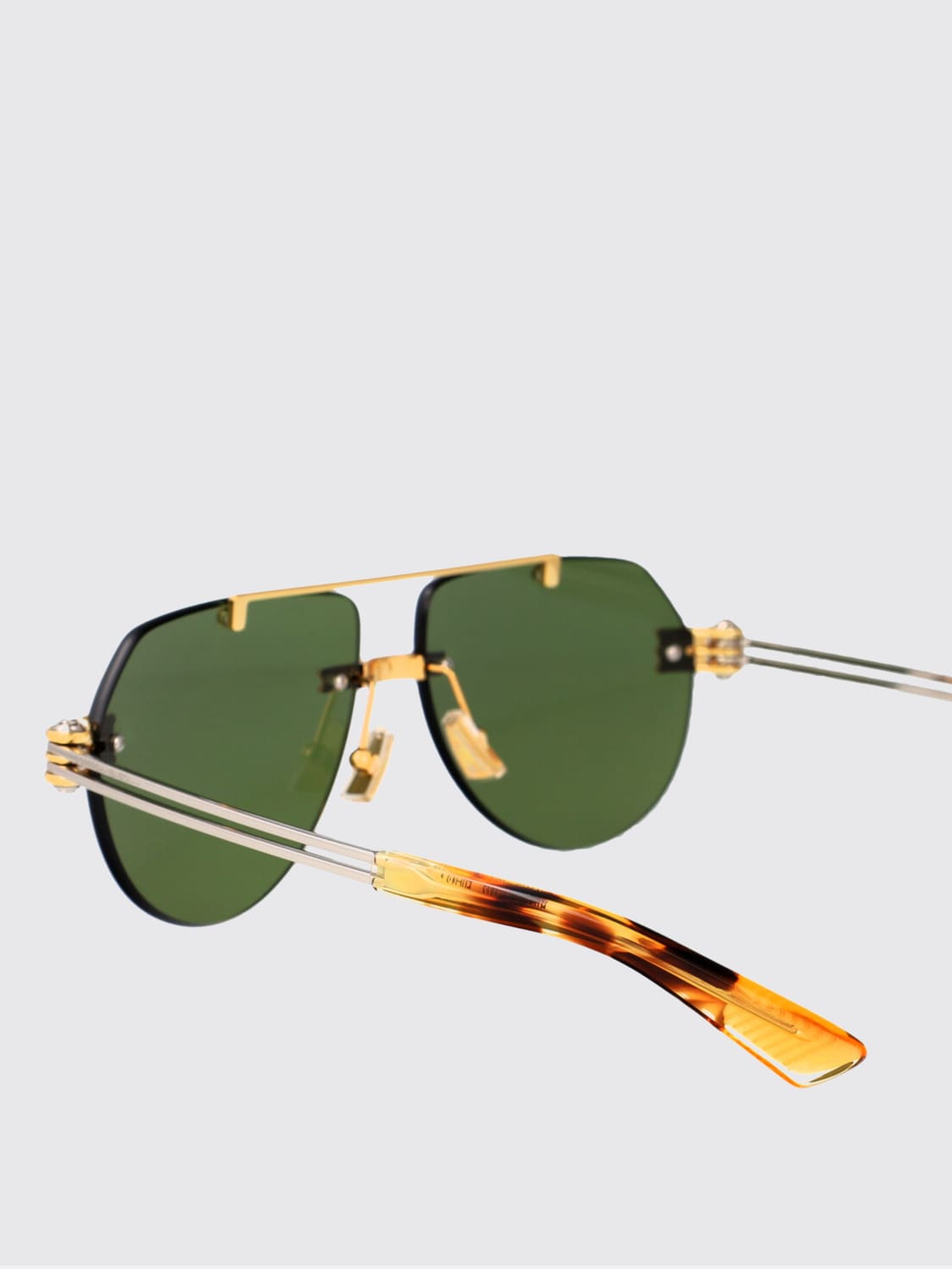 BOTTEGA VENETA SUNGLASSES: Sunglasses men Bottega Veneta, Gold - Img 4