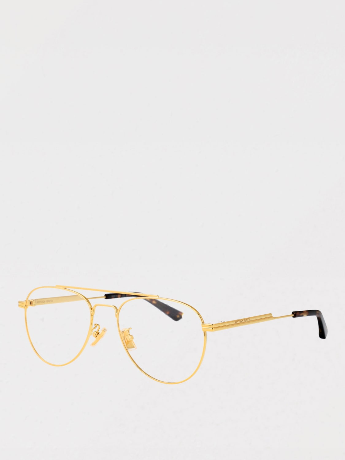 BOTTEGA VENETA OCCHIALI DA VISTA: Occhiali da vista in metallo Bottega Veneta, Oro Giallo - Img 1