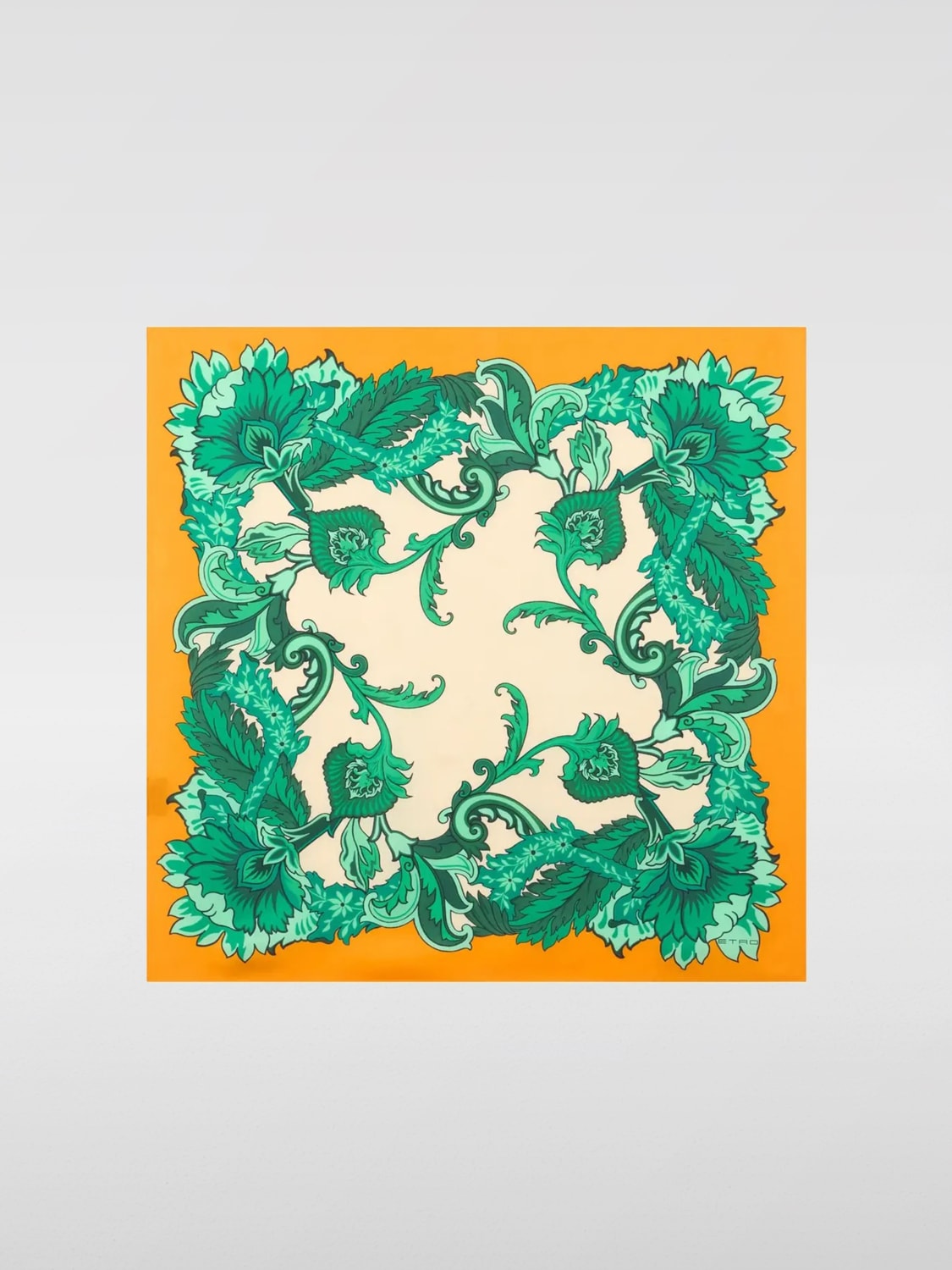 スカーフ ETRO Woman Scarf Orange WAYA0001AQ100 X0872 Etro Scarves - Fall/ Winter 2023/ 2024 Collection - Como Milano