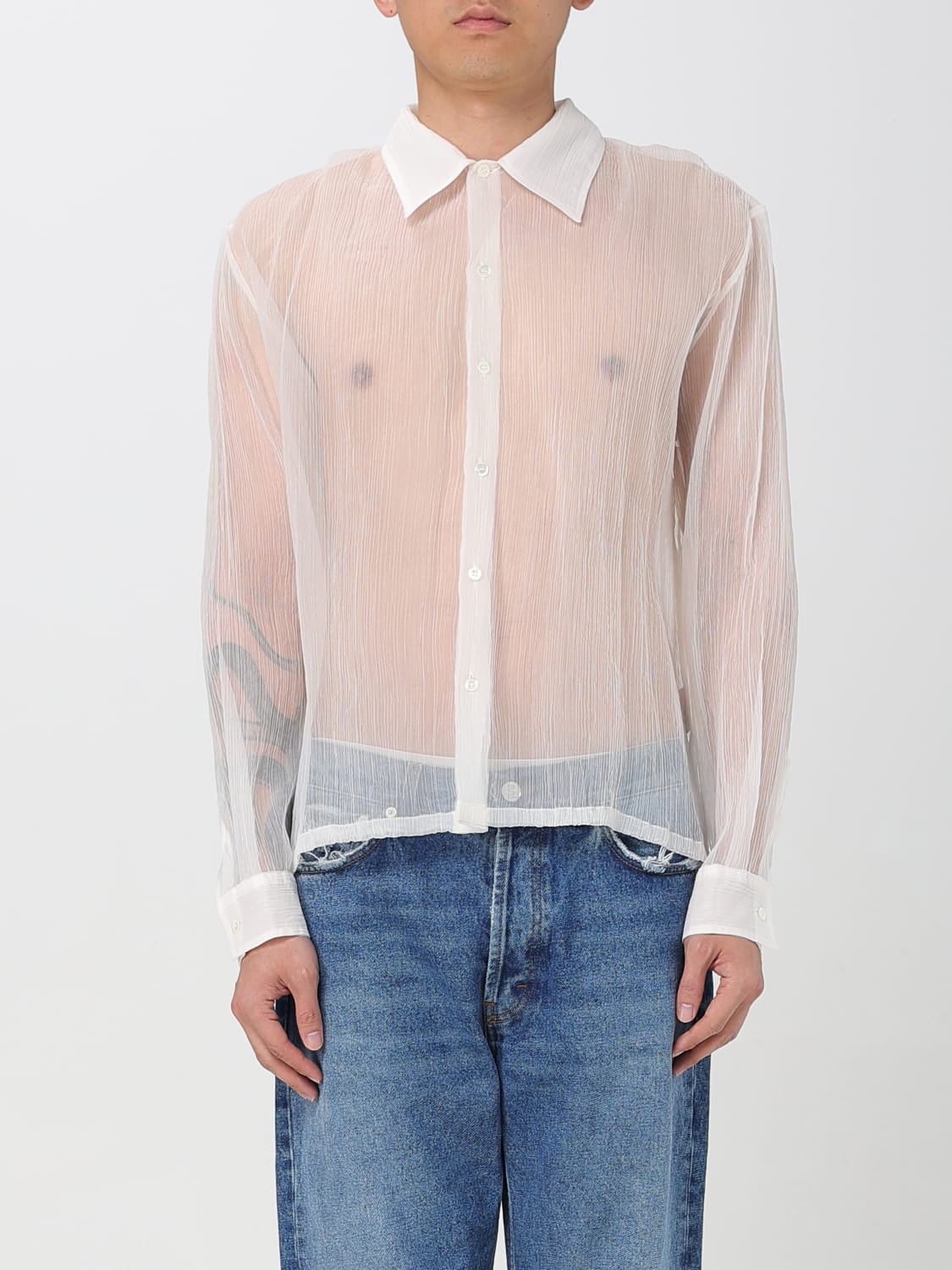 SÉFR SHIRT: Shirt men SÉfr, White - Img 1