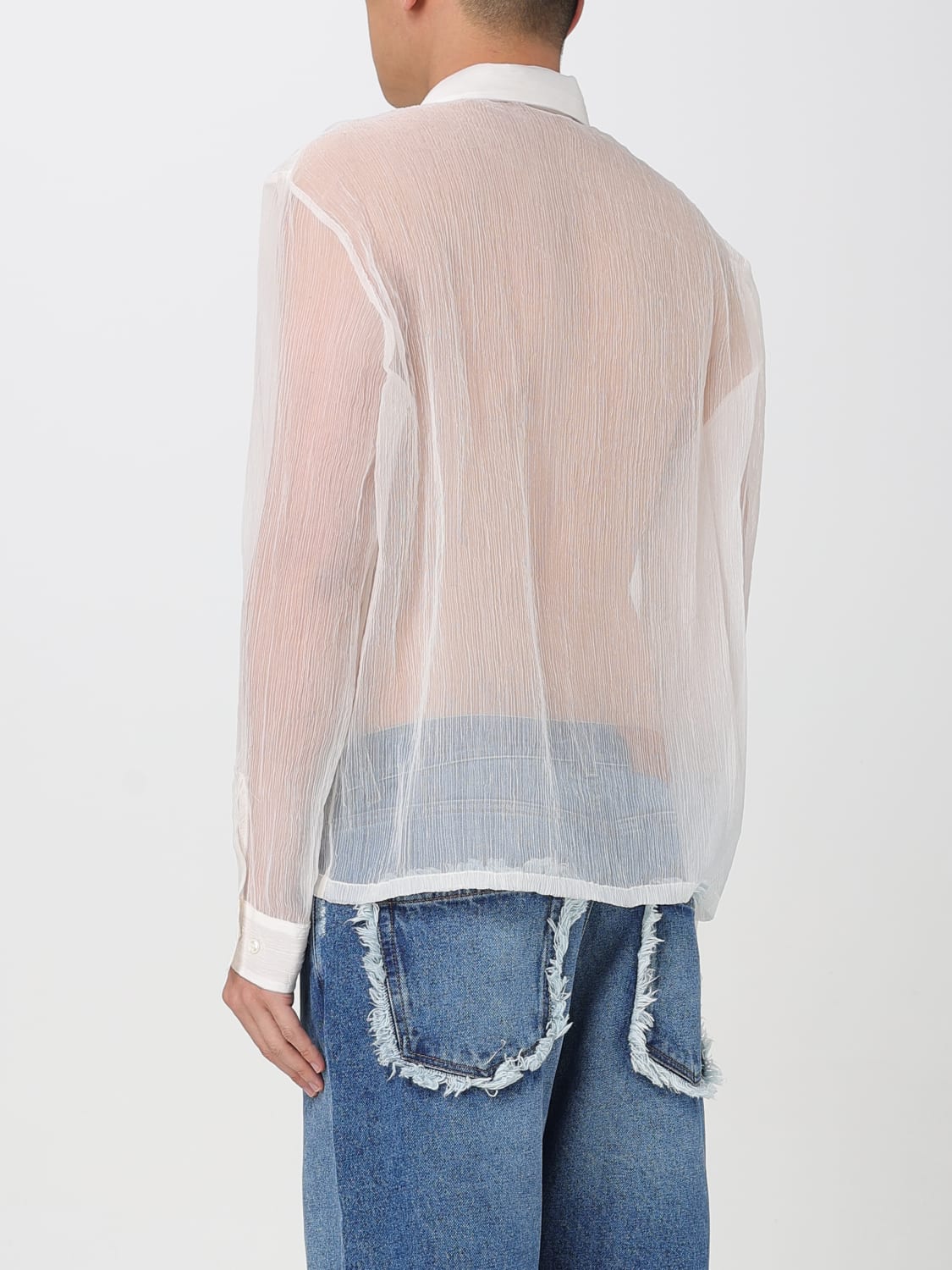 SÉFR SHIRT: Shirt men SÉfr, White - Img 3