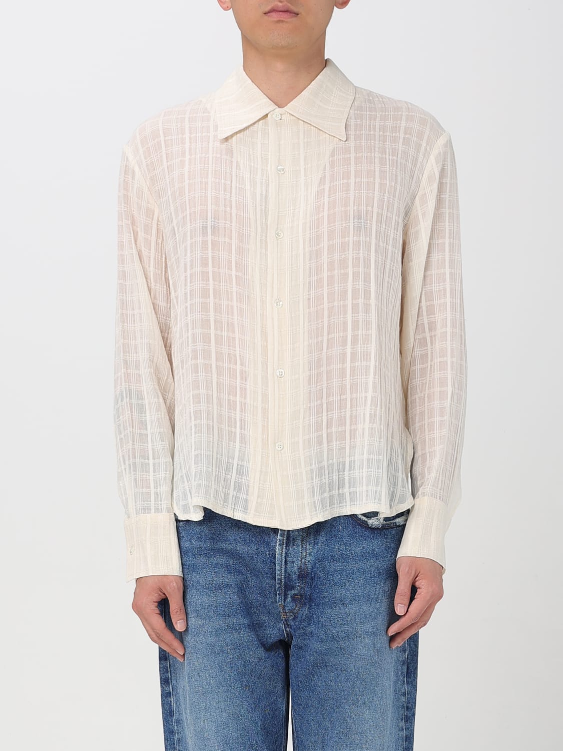 SÉFR CHEMISE: Chemise homme SÉfr, Ivoir - Img 1