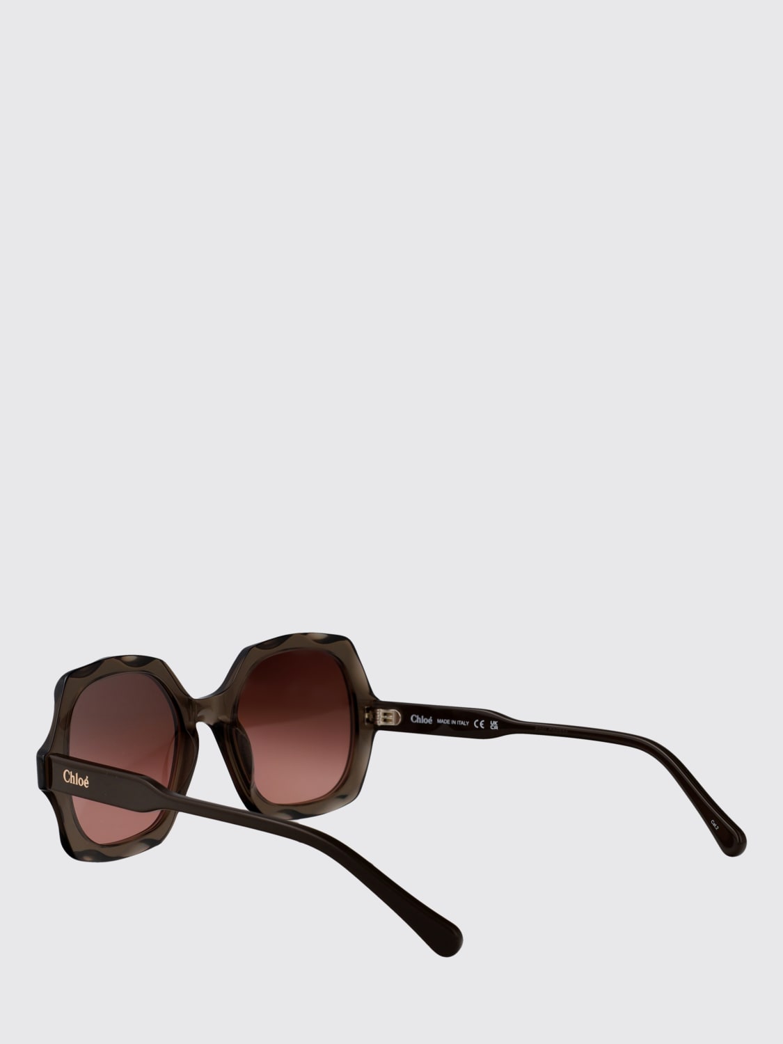 CHLOÉ GAFAS DE SOL: Gafas de sol mujer ChloÉ, Marrón Oscuro - Img 3